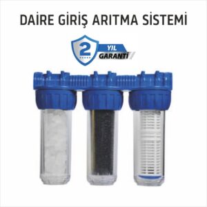 Bina Girişi 3'lü Su Arıtma Sistemi