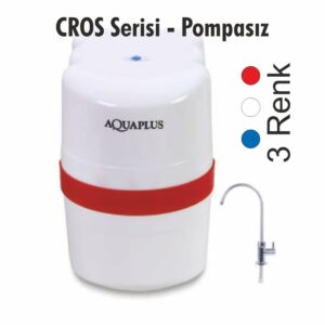 Cros Serisi 5 Aşamalı 8 Litre Pompalı Su Arıtma Cihazı